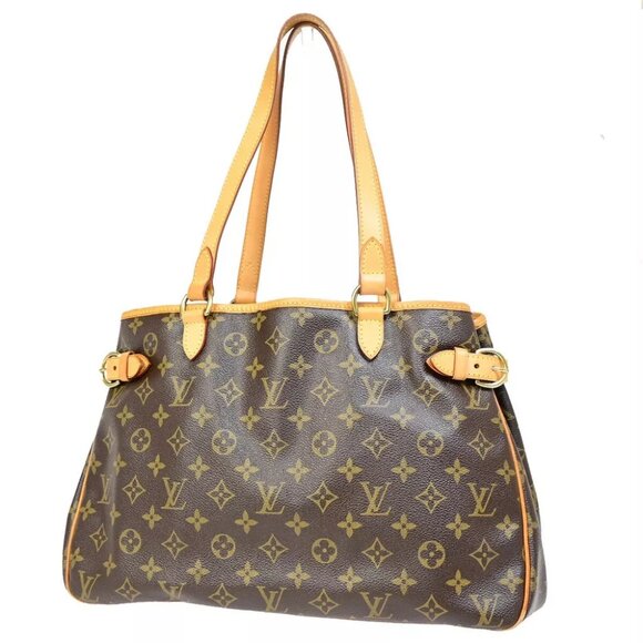 LOUIS VUITTON Batignolles Horizontal Shoulder Bag Monogram Brown M51154 15EB066 - Picture 1 of 15